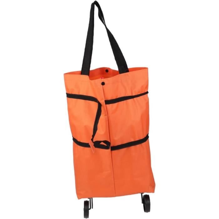 achilles Easy-Shopper Alu, sac pour chariot pliable, sac à provisions convenant à tous les chariots standard, Noir, 33x50x38cm