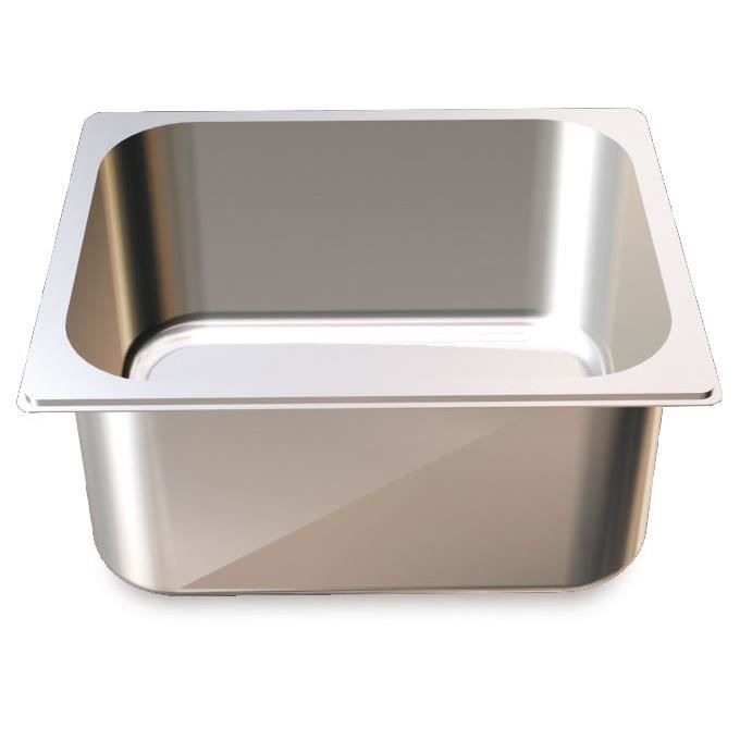 Bac Gastro Inox 1/2 - 200mm avec Poignée - GNA-1220-000 - Linum Bac Gastro Inox 1/2 - 200mm avec Poignée - GNA-1220-000 - Linum