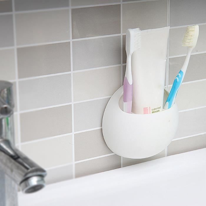 Accueil Salle De Bain Brosse A Dents Support Mural Ventouse