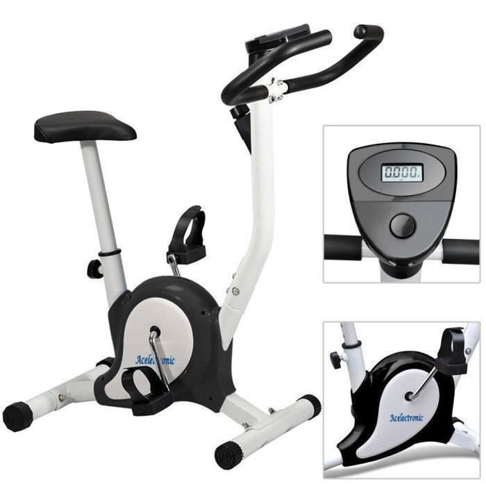 Velo D Appartement Elliptique Fitness Musculation Rameur Hydraulique Reglable Prix Pas Cher Cdiscount