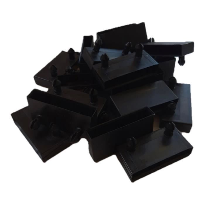 Lot de 20 embouts pour lattes de 53 x 8 mm - Pour sommier SEDAC