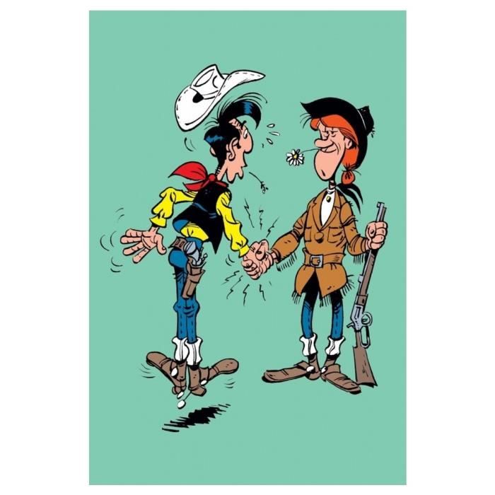 Carte Postale De Lucky Luke Poignee De Main Avec Calamity Jane 10x15cm Cdiscount Beaux Arts Et Loisirs Creatifs