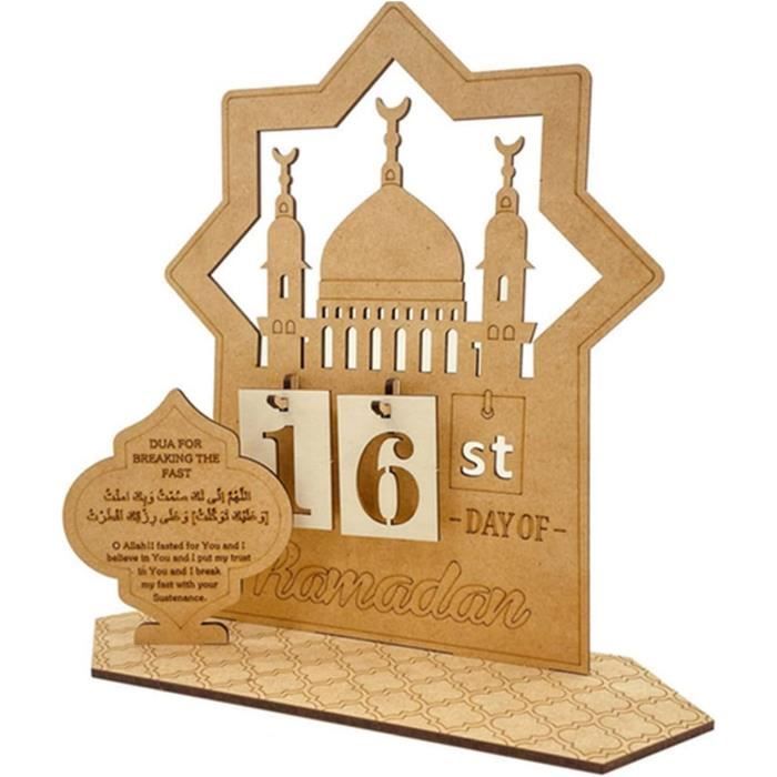 Calendrier du Ramadan Aïd Mubarak Calendrier De L'Avent pour Les Enfants,  Calendrier du Compte À Rebours pour Les Cadeaux - Cdiscount Beaux-Arts et  Loisirs créatifs