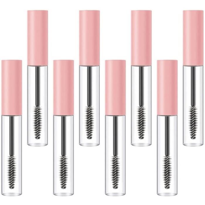 8Pcs Tube de Mascara Vide avec Bagande de Cils Ceux D' eye Liner Tube Tube Conteneur de Tube D