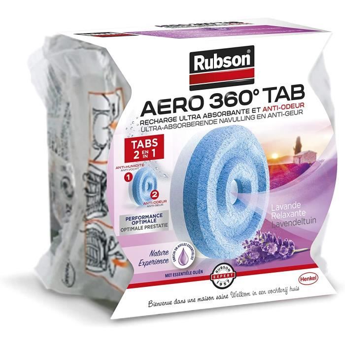 Chauffage Et Climatisation - Aero 360° Recharge Tabs Parfum Lavande Relaxante Absorbeur D Humidité Ultra Absorbante