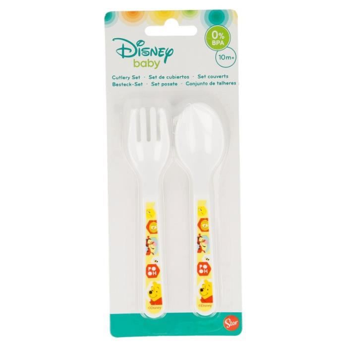 Set De Couvert Plastique Pour Bebe Winnie Tigrou Miel Disney Fourchette Cuillere Enfant Repas 173 Cdiscount Puericulture Eveil Bebe