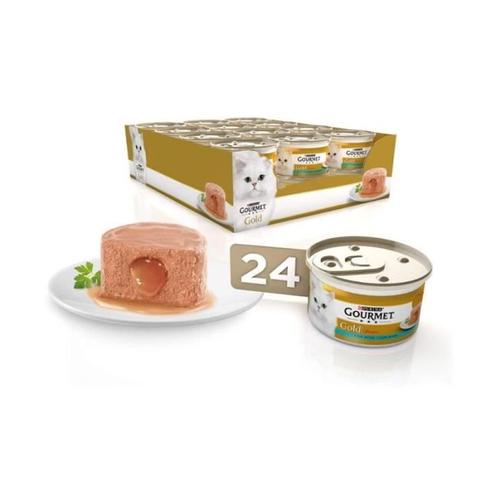 Comparer les prix de Gourmet Purina Purina Gourmet Gold Fondant - Nourriture pour Chat 24 x 85 g - 12348459cp