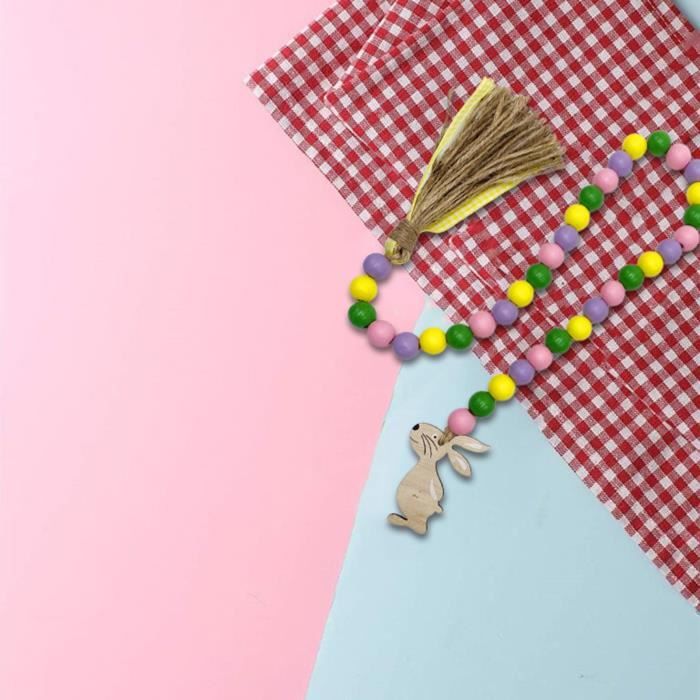 Kit DIY Guirlande Photo Avec Perles En Bois Et Pinces - 10m Corde Chanvre - Déco Murale Mariage, Chambre