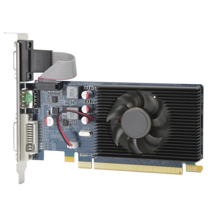 Sonew Graphiques PCI Express 3.0 Carte Graphique 2G 64bit DDR3 PCI Express 3.0 Accessoires d