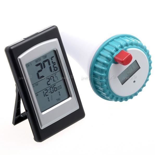 Thermomètre Piscine Horloge Digitale Capteur Extérieur Sans Fil
