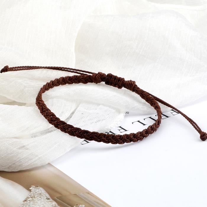 Acheter Fil De Corde Tricoté Rouge 0.2-2mm, Nœud Chinois, Ficelle Tressée En Macramé Pour La Fabrication De Bijoux, Bracelet Et Collier à Faire Soi-même