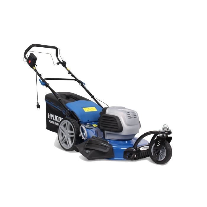 hyundai tondeuse electrique autotractee 3 roues 51cm 1800w moteur induction htde511rp cdiscount jardin