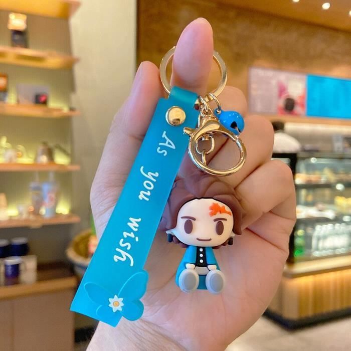 Porte-clés Anime Demon Slayer (Kimetsu No Yaiba) – Personnalisé, Acrylique – Cadeau Pour Enfants Et Fans – 5,5 Cm - 1