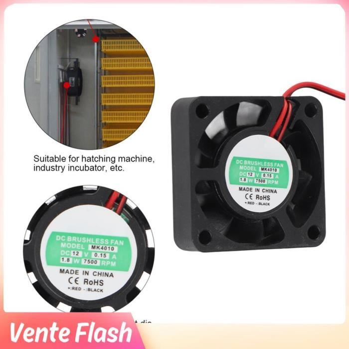 Comparer les prix de Dioche Ventilateur d'incubateur Accessoire de ventilateurs dédiés pour incubateur industriel de ventilateur de animalerie couveuse