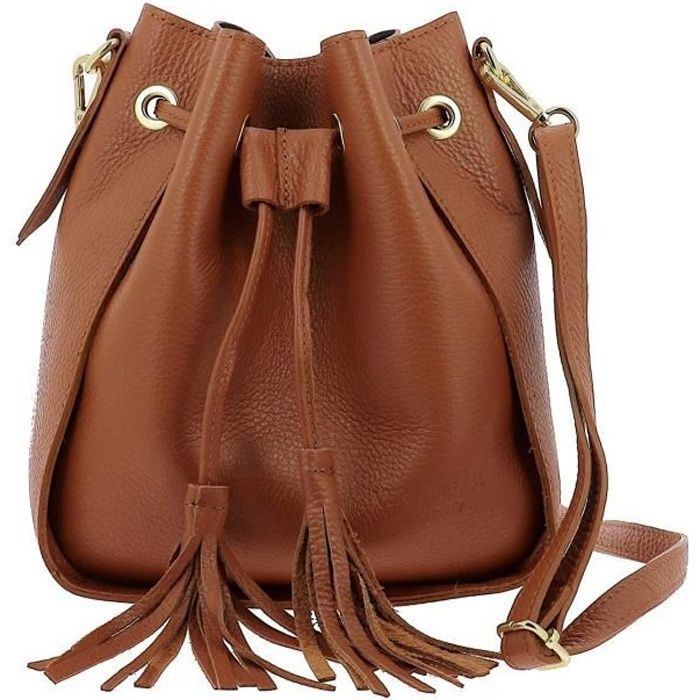Sac seau cuir online