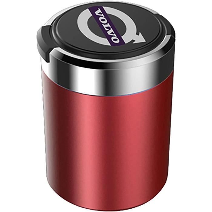 Auto-asbak voor Volvo XC40/XC60/S90/V90/XC90, Draagbare Asbak Vlamvertragende Asbakken Roestvrij Rookloos Geurbestendig Met Dekselaccessoires,F