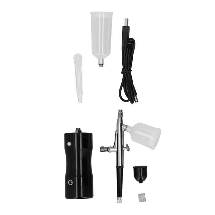 Kit Aérographe Sans Fil Rechargeable | Pistolet Peinture Portable Avec Compresseur | Pour Oncles, Gâteaux, Maquillage