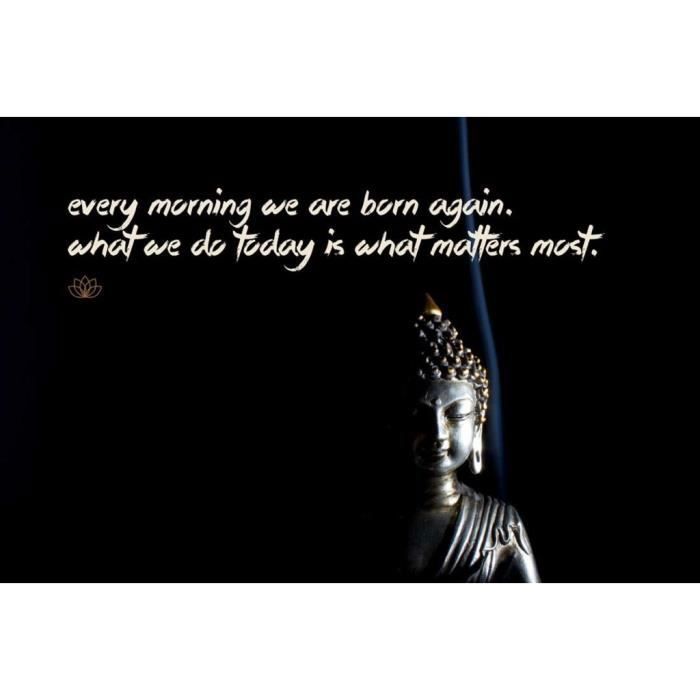 Poster Affiche Born Again Citation Inspirante Anglais Bouddha Bouddhisme Bien Etre Spiritualite 31cm X 47cm Achat Vente Affiche Poster Soldes Sur Cdiscount Des Le Janvier Cdiscount