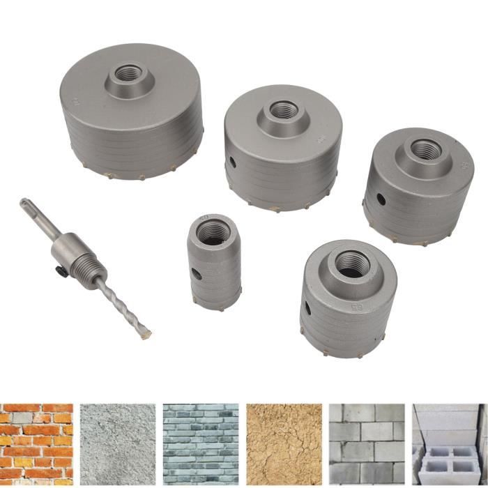 MSA Kit De Scie Cloche À Béton Lot De 6 Scies Cloches À Béton, 6 Forets — free download