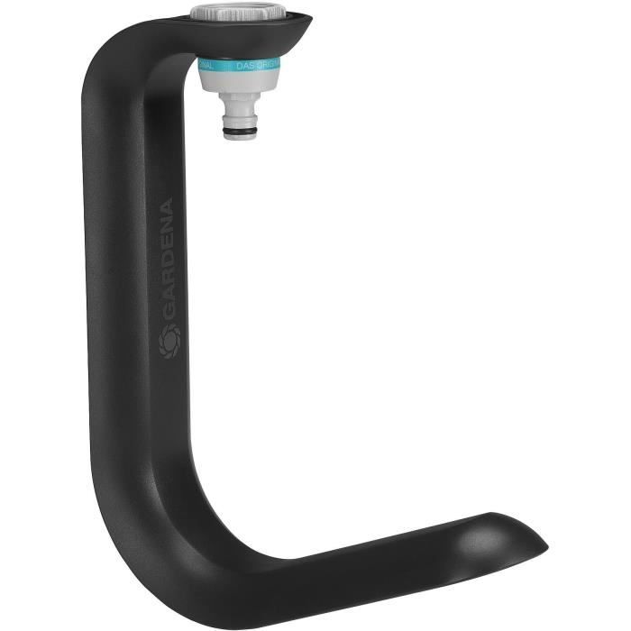 GARDENA Support de tuyau TapFix Pour ranger un tuyau Liano Longueur max 20 montage sans vis Résistant au UV et au gel