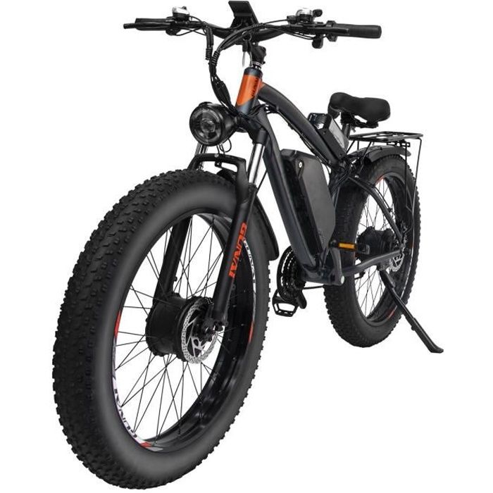 Vélo VTT Électrique Double Moteur 1000W*2 26\