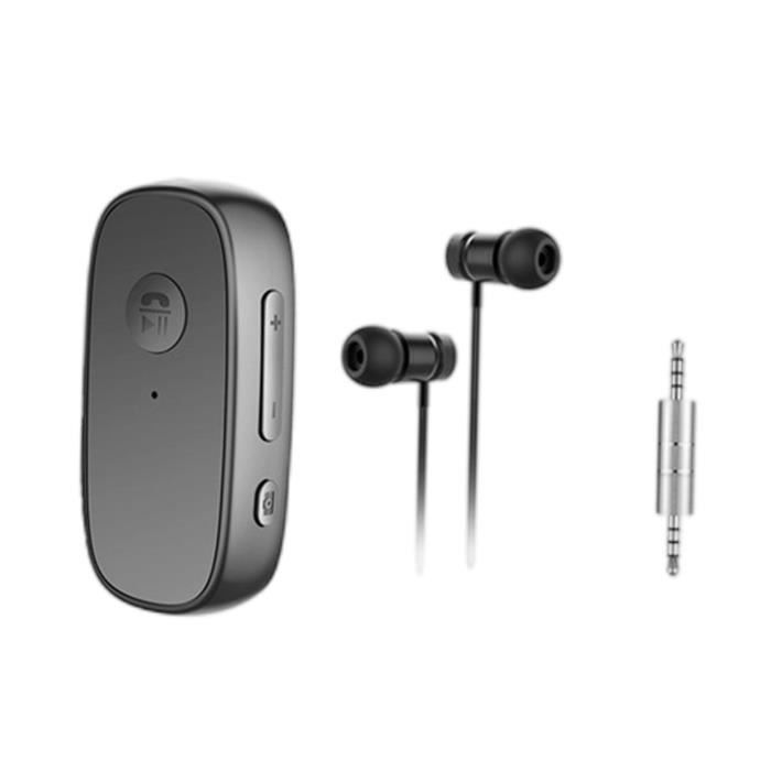 Sporgo Adaptateur Cassette Bluetooth 5.0 Pour Autoradio - Noir - Appels Et Musique