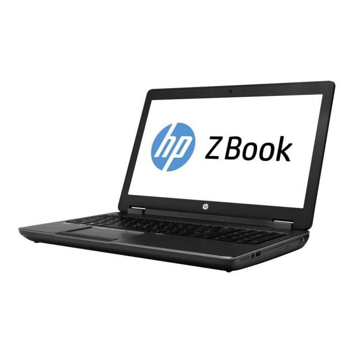 HP ZBook 15 Mobile Workstation Core i7 4800MQ - 2.7 GHz Win 7 Pro 64 bits 8 Go RAM 256 Go SSD SED DVD SuperMulti 15.6\