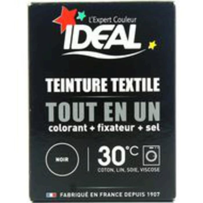 Idéal Teinture textile 100% noir 
