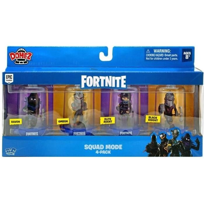 figurine domez fortnite pack de 4 personnages micromania zing numero un francais du jeu video et de la pop culture retrouvez cdiscount jeux video