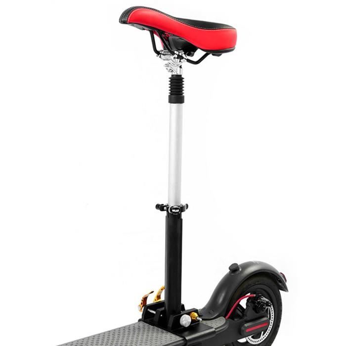 Siège Réglable Pour NINEBOT MAX G30 - Selle Haute Avec Support Et Tube - Noir