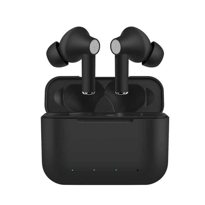 KOOLSTAR VoyagAir Pro Noir écouteurs stéréo intra-auriculaires bluetooth 5.0 avec commandes tactiles compatible tout smartphone