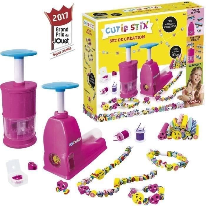 Set de Création Cutie Stix LANSAY - Activités Artistiques - Création de Bijoux - Dès 6 ans