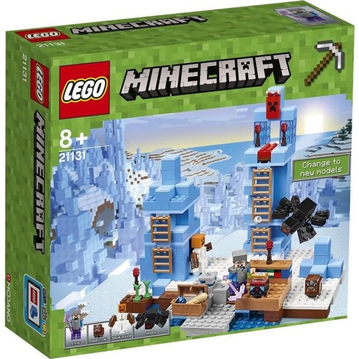 Acheter LEGO® Minecraft 21131 Les Pics de Glace Reconditionné - 188,42 € LEGO® Minecraft 21131 Les Pics de Glace Reconditionné - Lego reconditionné disponible sur Cdiscount Seconde Vie