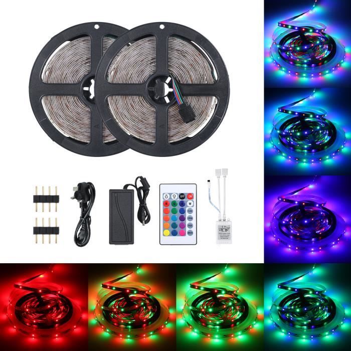 Bande Lumineuse LED Moderne 8 Mètres – Avec 4 Coins Intérieurs, Blanc Et Flexible