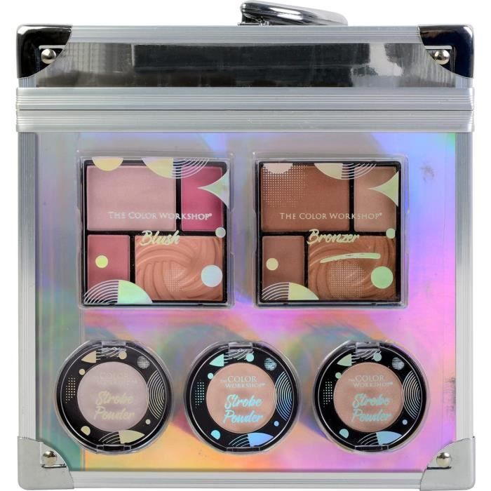 Coffret Maquillage Markwins – 5 Produits Beauté (poudre, Liquide, Brillant) – Multicolore