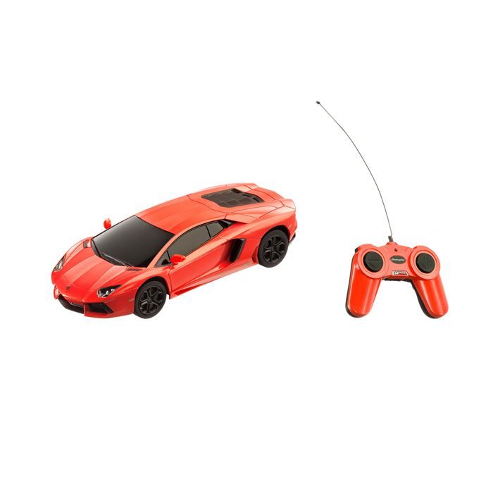 MONDO Voiture télécommandée Lamborghini Aventador Rouge - R/C - Echelle  1:24 - Cdiscount Jeux - Jouets