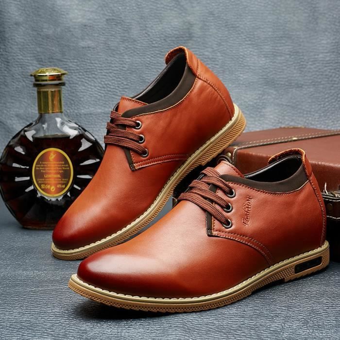 ballerine homme cuir noir