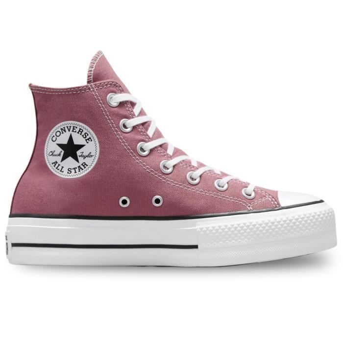 Converse Converse Chuck Taylor All Star Lift Platform Chaussures pour Femme Rose A10645C