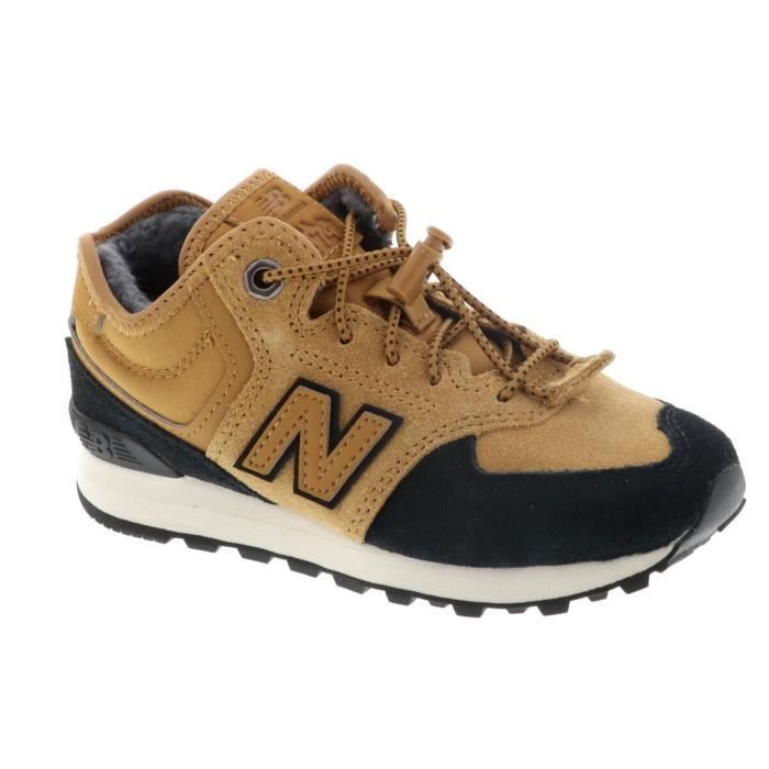 Baskets Gar on New Balance Marron Taille 33 Lacets Marron