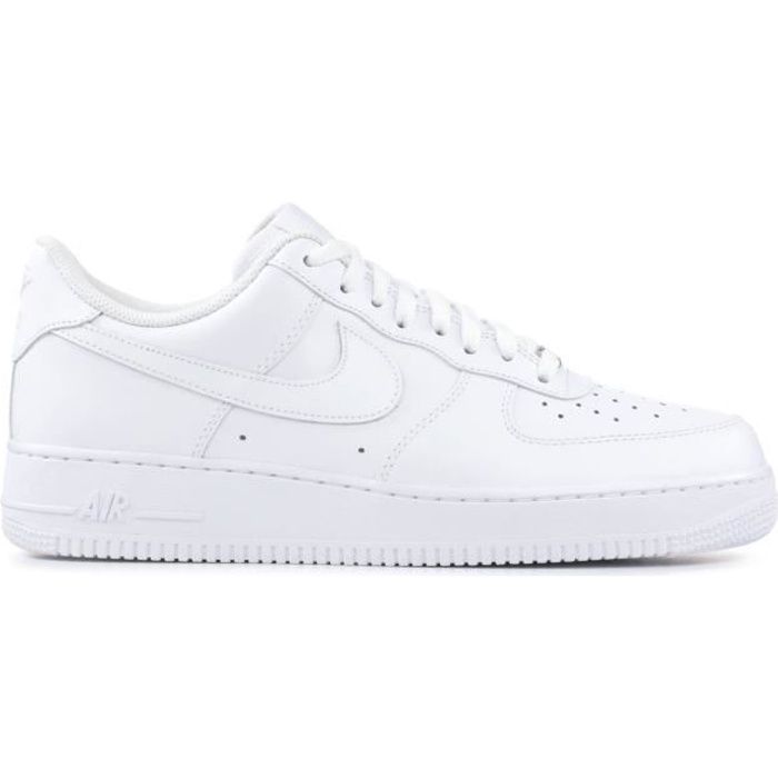 BASKET NIKE AIR FORCE 1.07 LOW Blanc 315122-111 Blanc - Cdiscount Chaussures