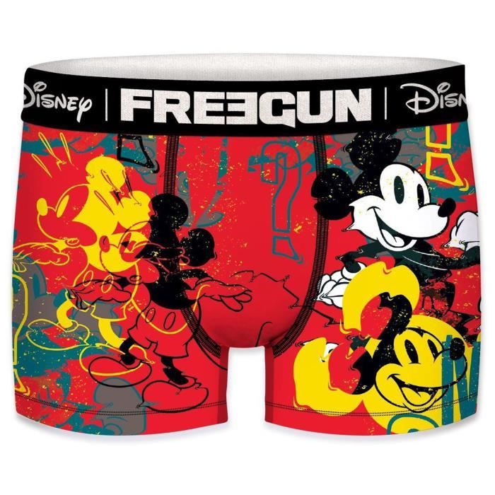 Boxer Homme Disney Mickey Mouse FG DIS5 1 BM FLO RED 01 Rouge