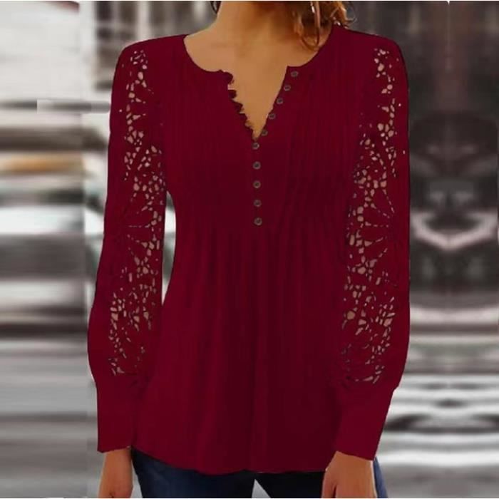 Tunique dentelle 2025 femme