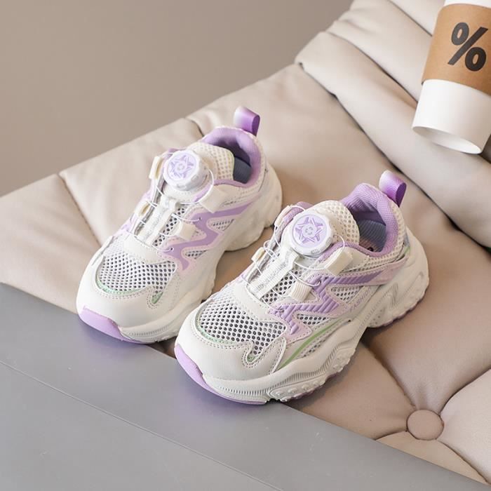 Chaussures De Sport Enfant Fudaolee - Respirantes, Antidérapantes - Pour Course & Basketball