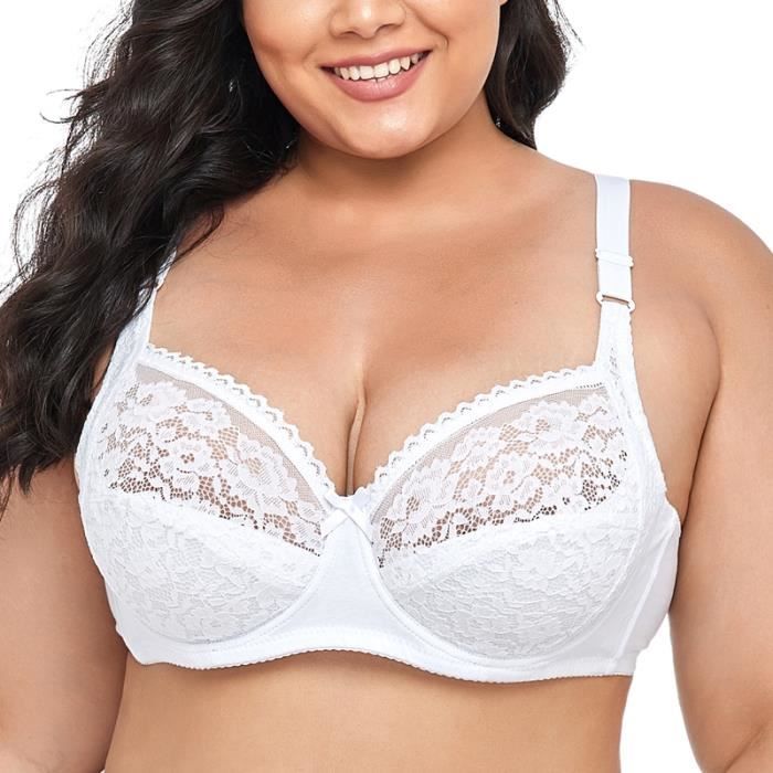 Soutien gorge brassi re femme coton soutien gorge grande taille