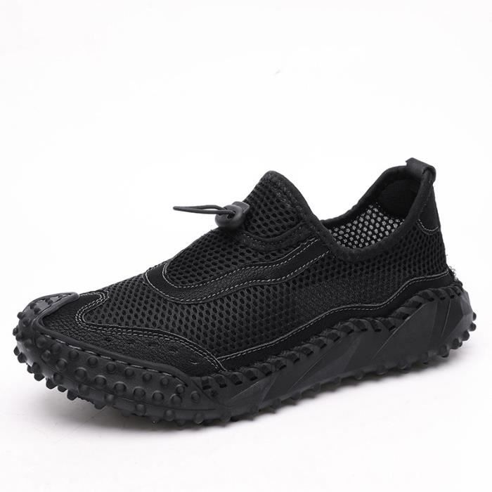 INSFITY Baskets Homme - INSFITY - Maille - Noir - Sport Casual Extérieur