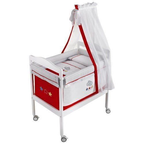 Naf Naf Mini Berceau Carre Textile Et Ciel De Lit Hippo Achat