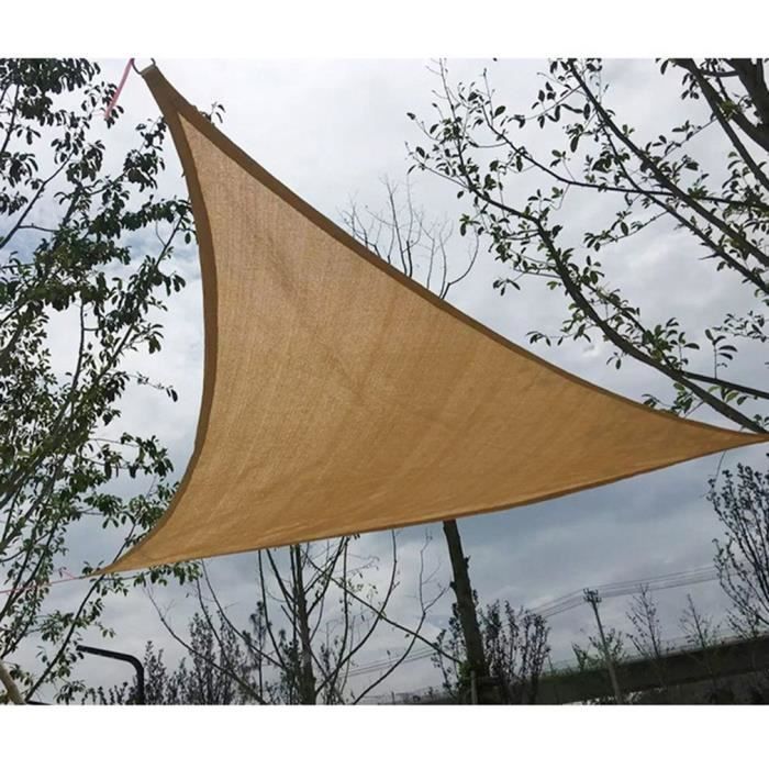 3 3 3m De Protection Solaire De Voile D Ombre De Serie De Pe Triangle Pour Jardin Cafe Achat Vente Voile D Ombrage 3 3 3m De Protection Cdiscount