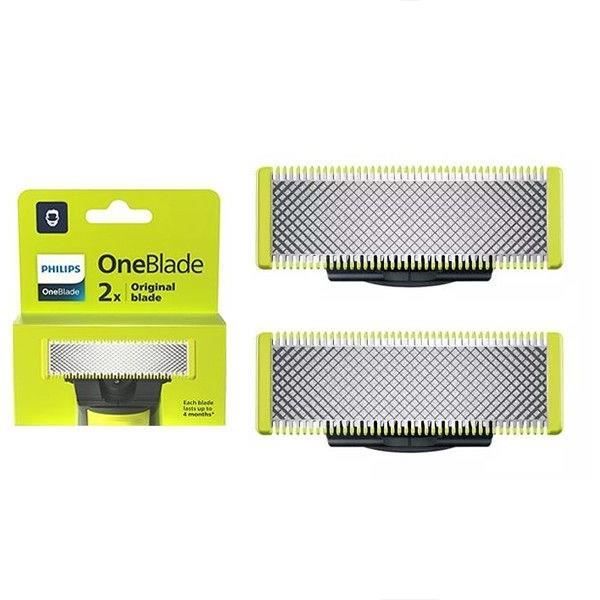 Lames de Rechange PHILIPS QP220/51 OneBlade – Acier Inoxydable, Double Sens, Étanches - vue 3