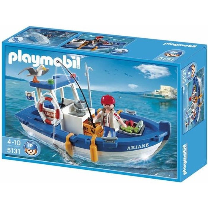 PLAYMOBIL 5131 Bateau de p che Cdiscount Jeux Jouets