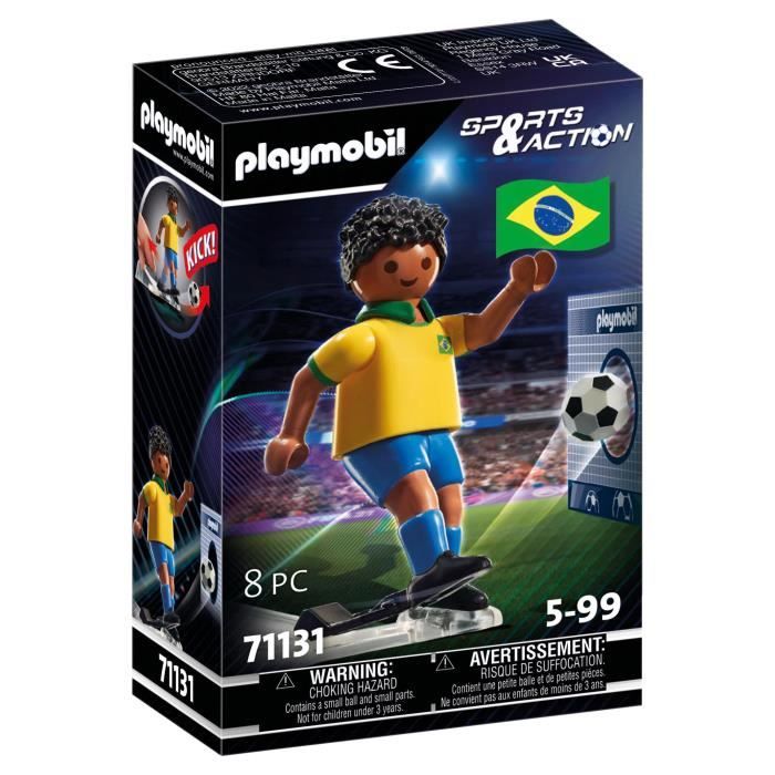 PLAYMOBIL - 71131 - Joueur de football Brésilien - Cdiscount Jeux - Jouets